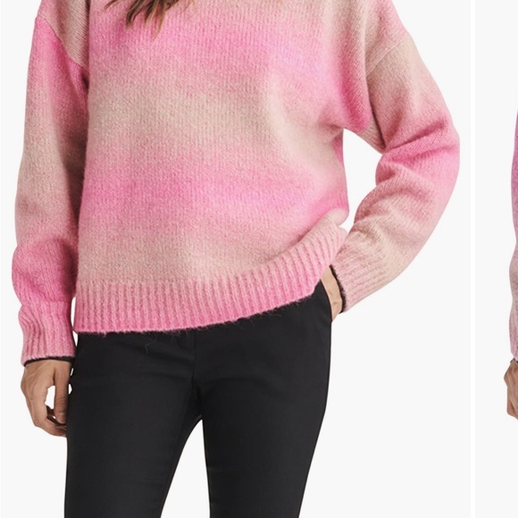 Pink Gradient Women's Sweater - Picture 4 of 4